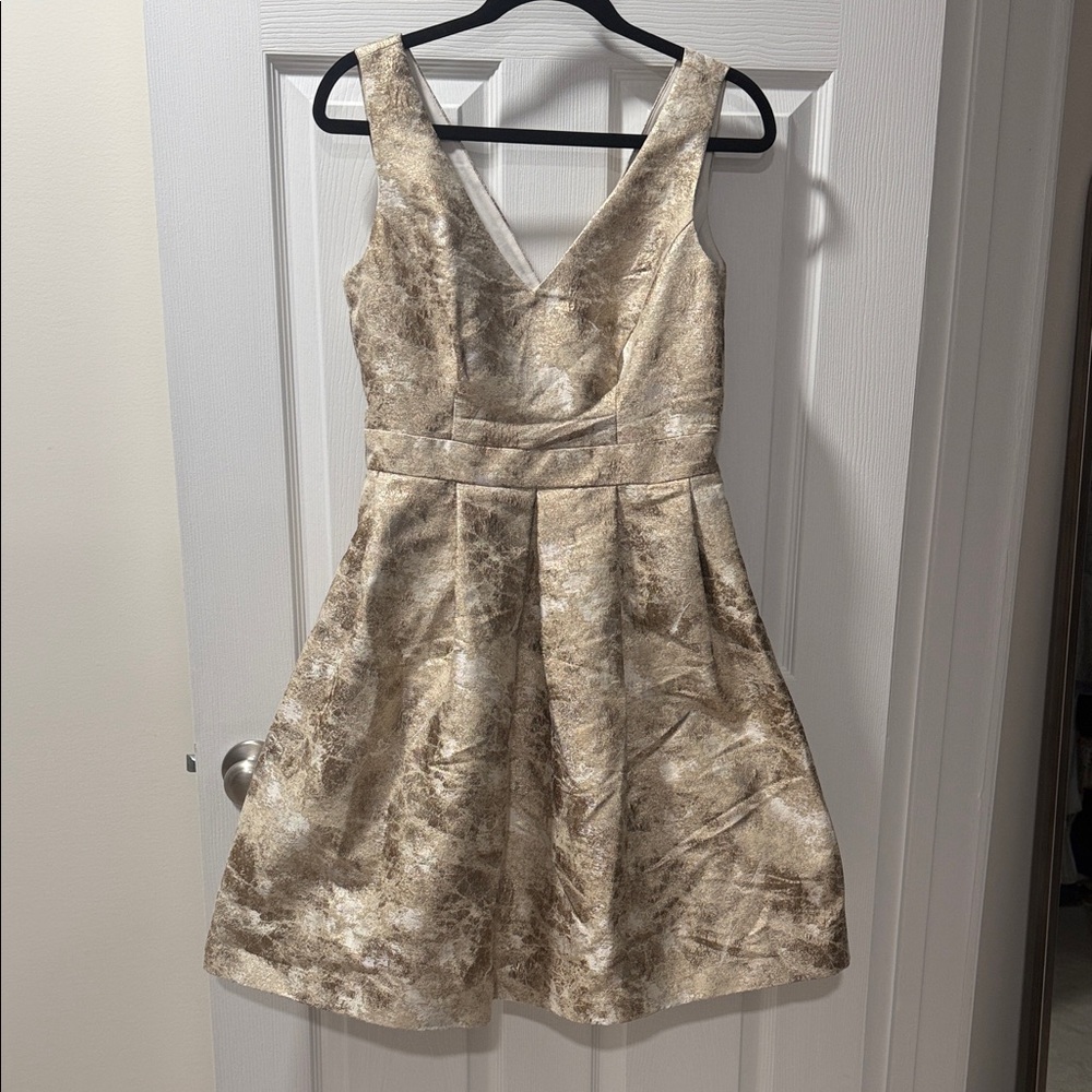 Jessica Simpson Gold Mini Dress